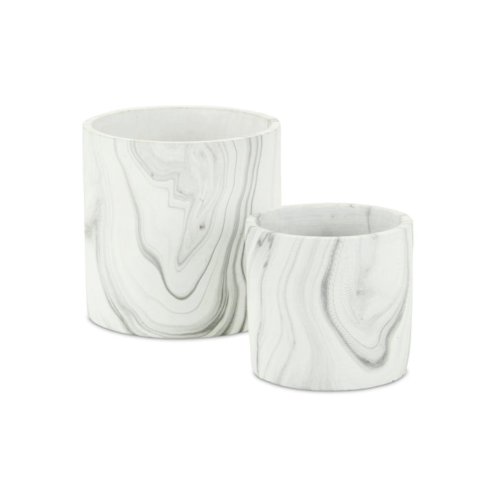 5783 - Marmoreal Marble Veneer Pot