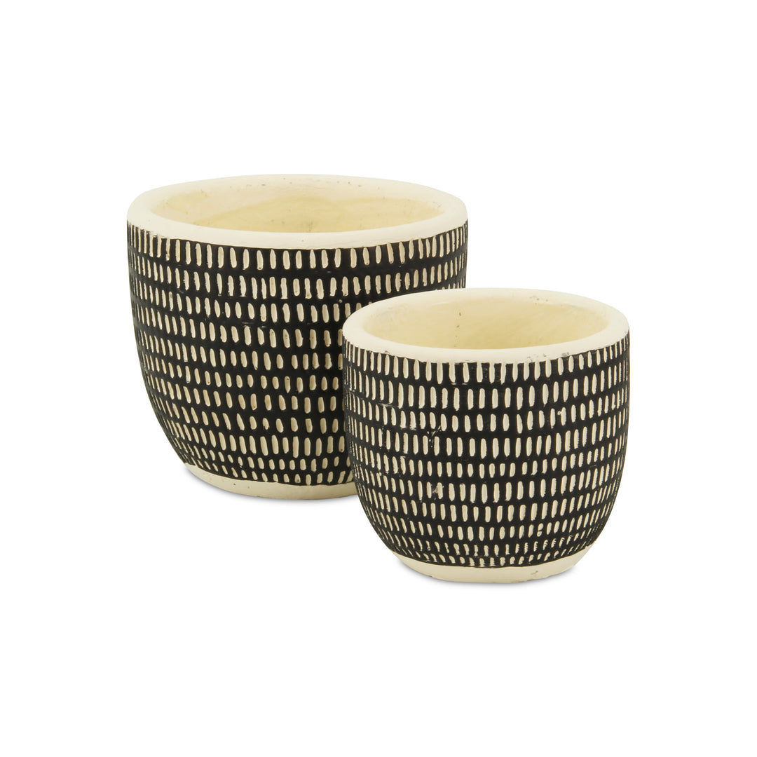 5787 - Sankabe Dotted Ceramic Pot
