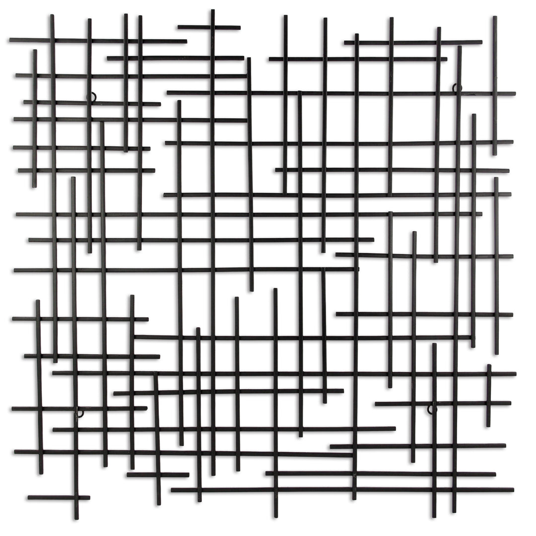 5803BK - Iquara Square Art - Black