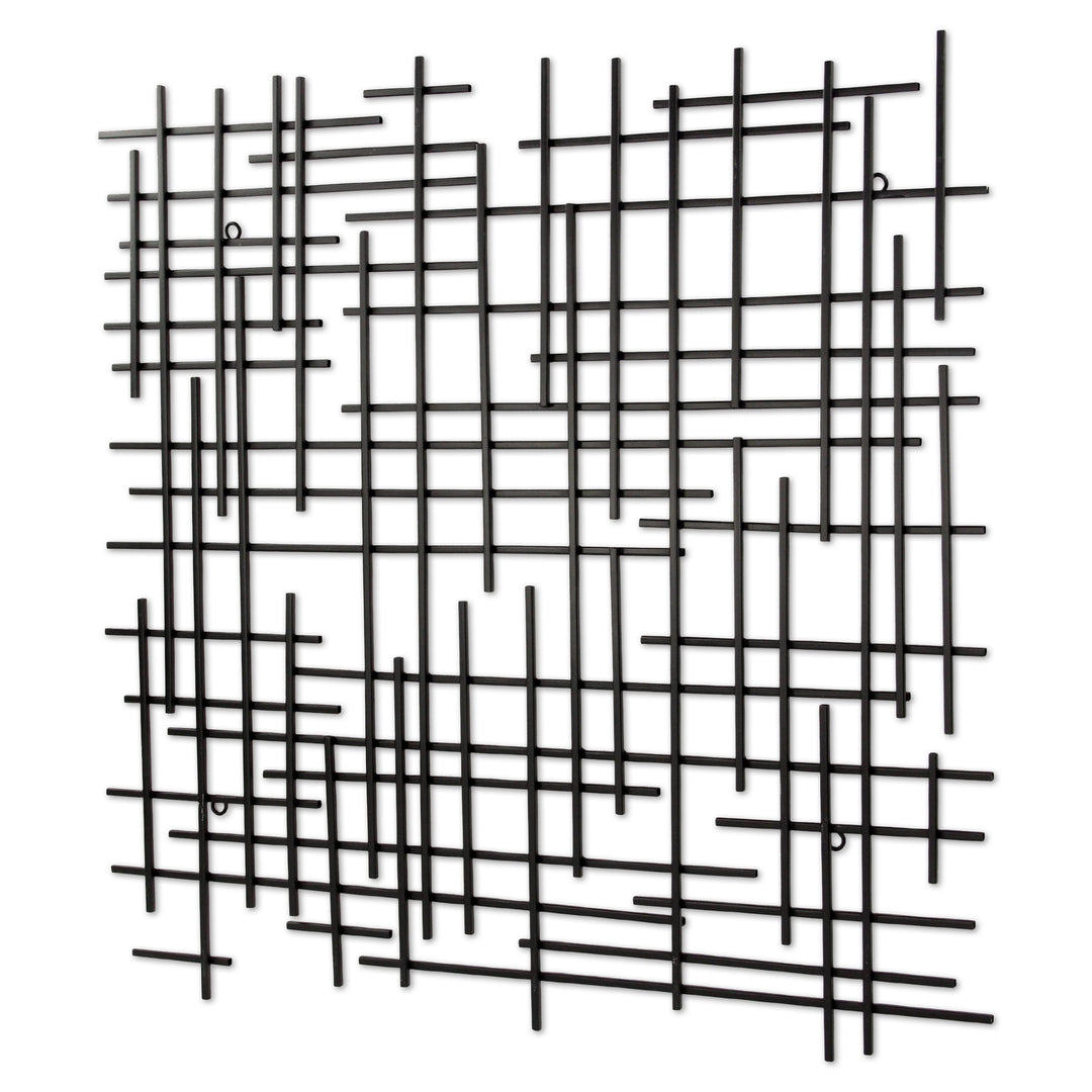 5803BK - Iquara Square Art - Black