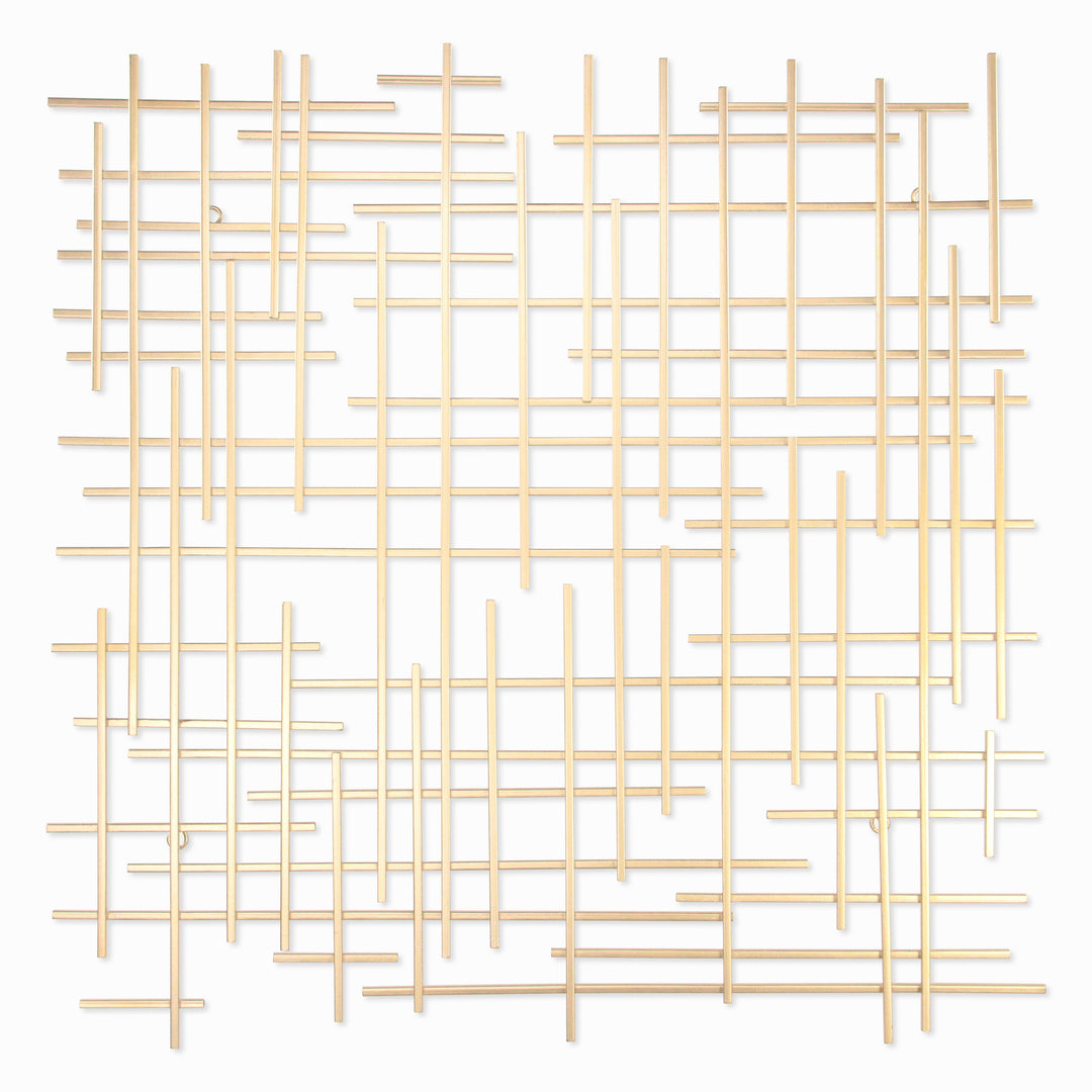 5803GD - Iquara Square Art - Gold