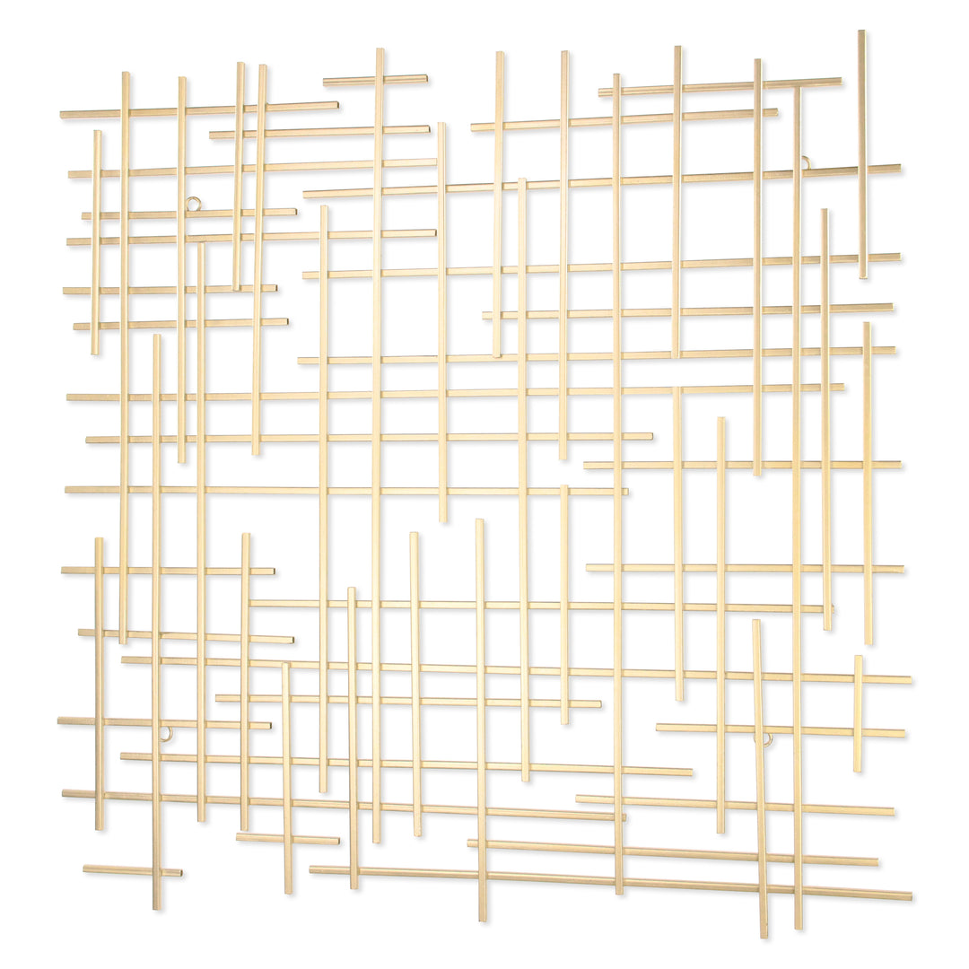 5803GD - Iquara Square Art - Gold