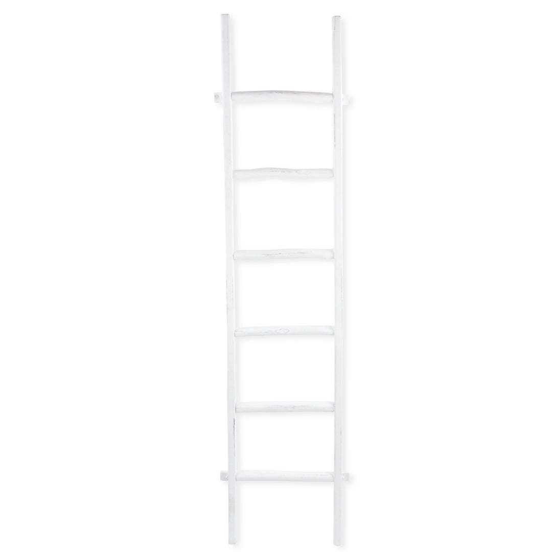 5818WT - Atwater Rustic White Ladder