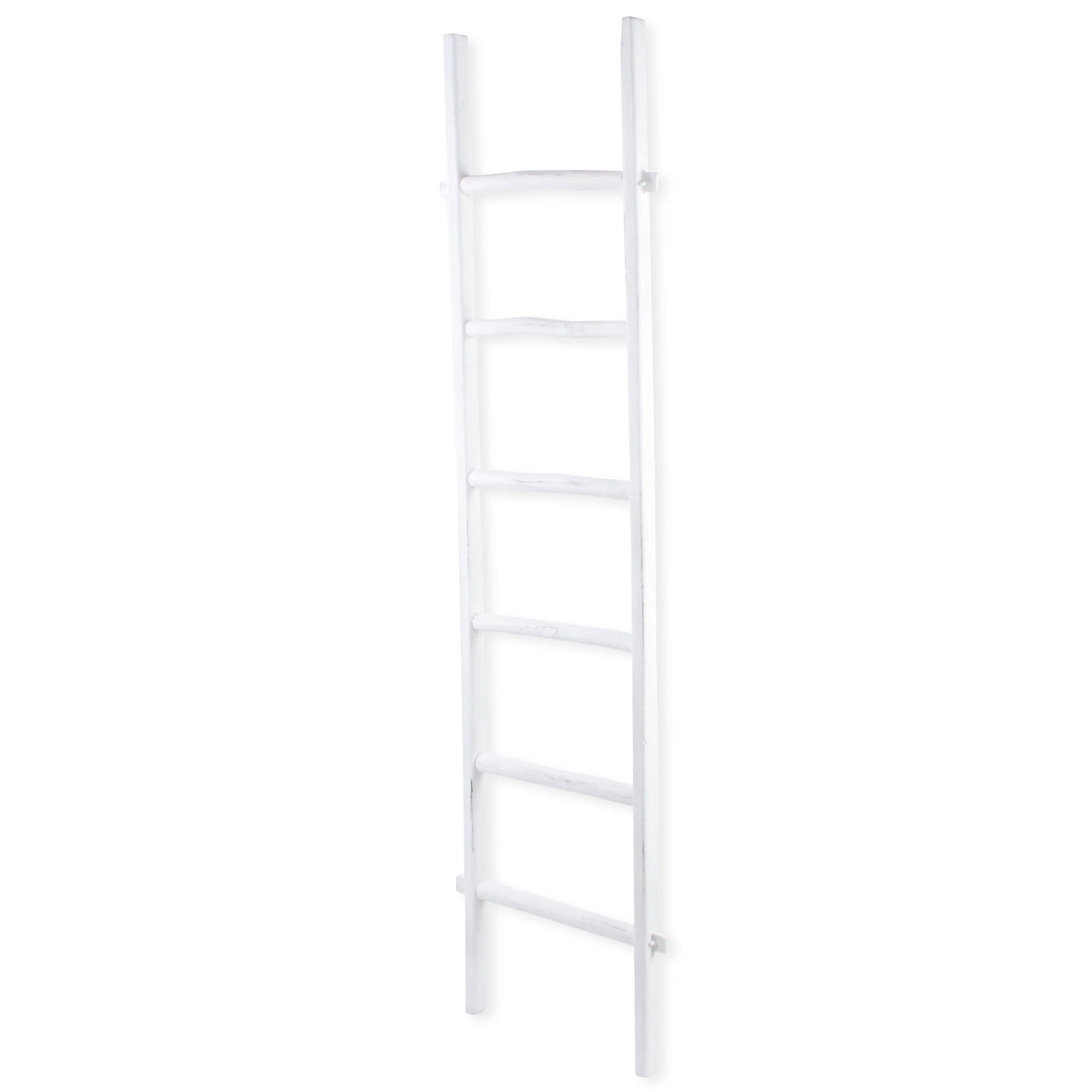 5818WT - Atwater Rustic White Ladder