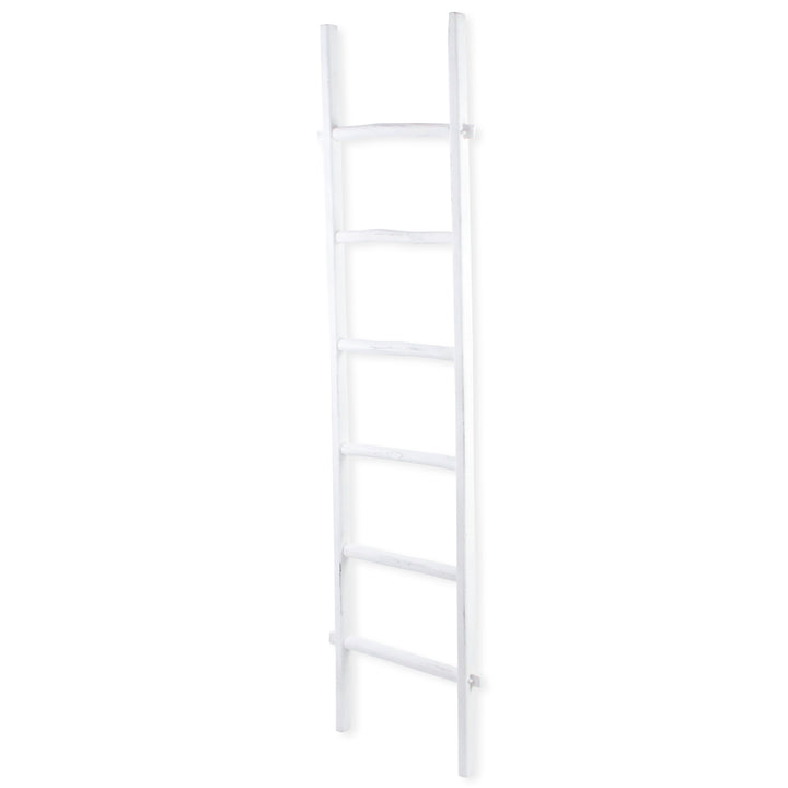 5818WT - Atwater Rustic White Ladder