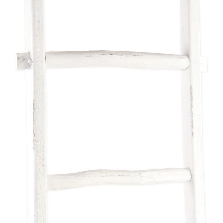 5818WT - Atwater Rustic White Ladder