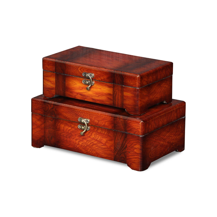 FP-2379A-2 - Sabetta Burlwood Veneer Boxes