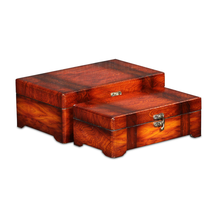 FP-2379A-2 - Sabetta Burlwood Veneer Boxes