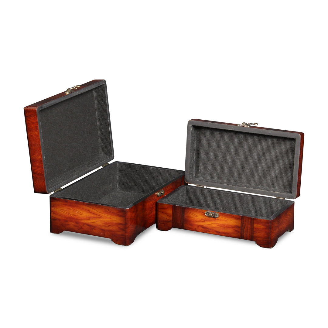 FP-2379A-2 - Sabetta Burlwood Veneer Boxes