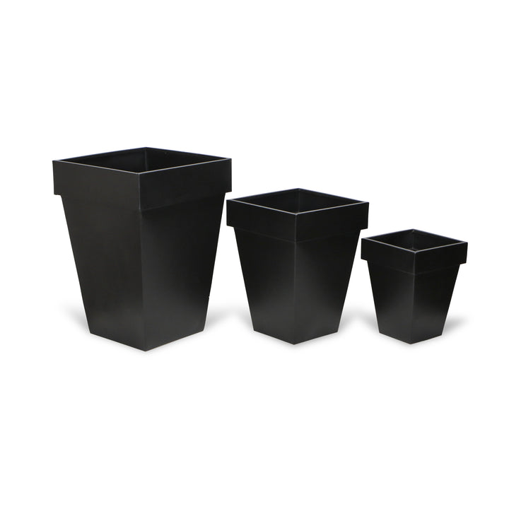 FP-3104-3BK - Giusto Black Planters