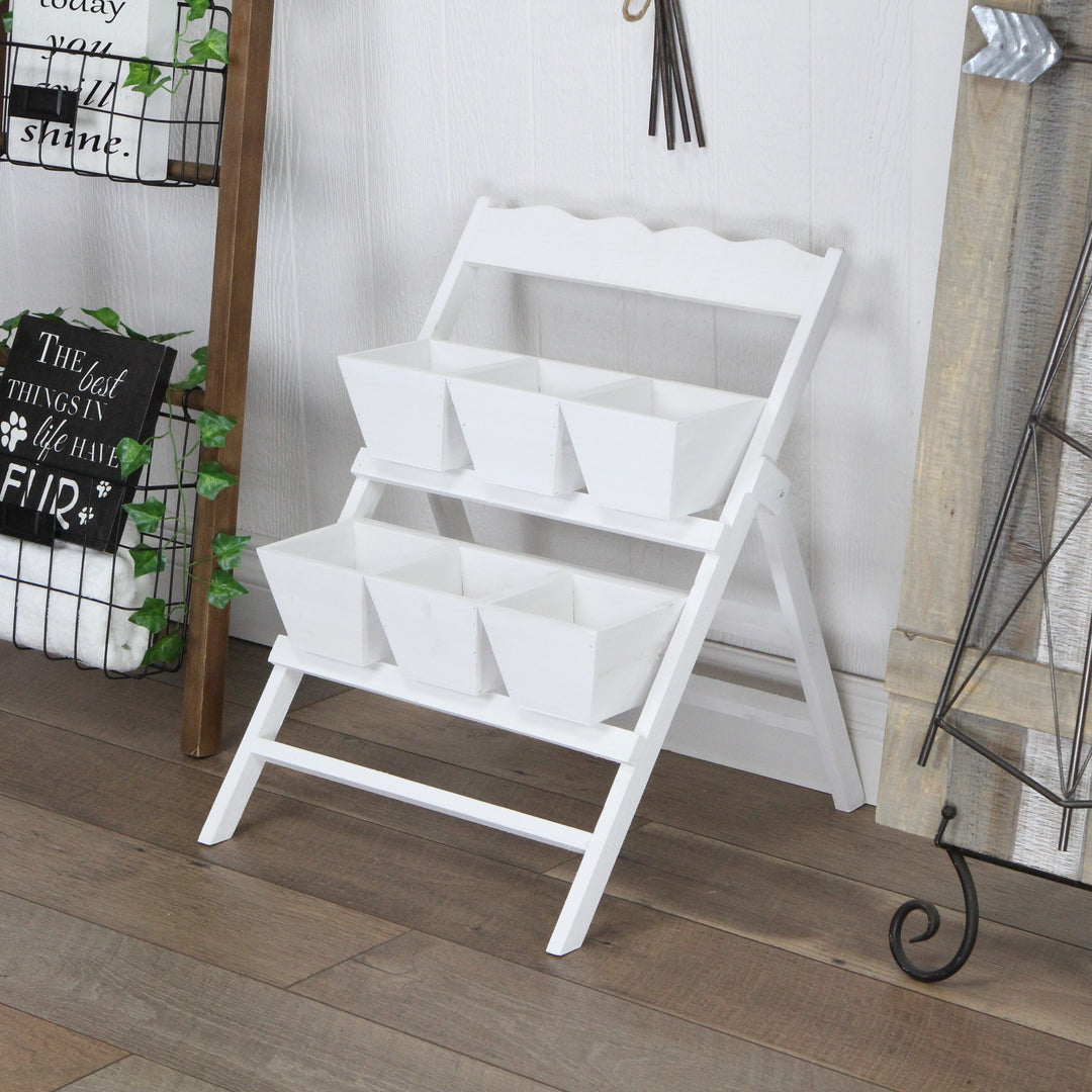 FP-3689W - Emmeline Garden Stand - White