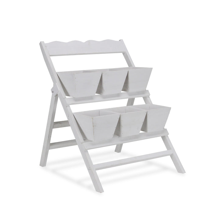 FP-3689W - Emmeline Garden Stand - White