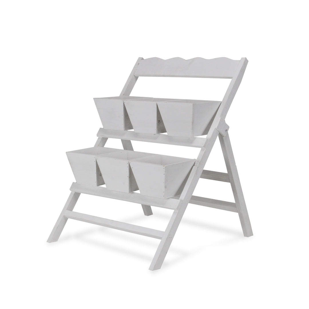 FP-3689W - Emmeline Garden Stand - White