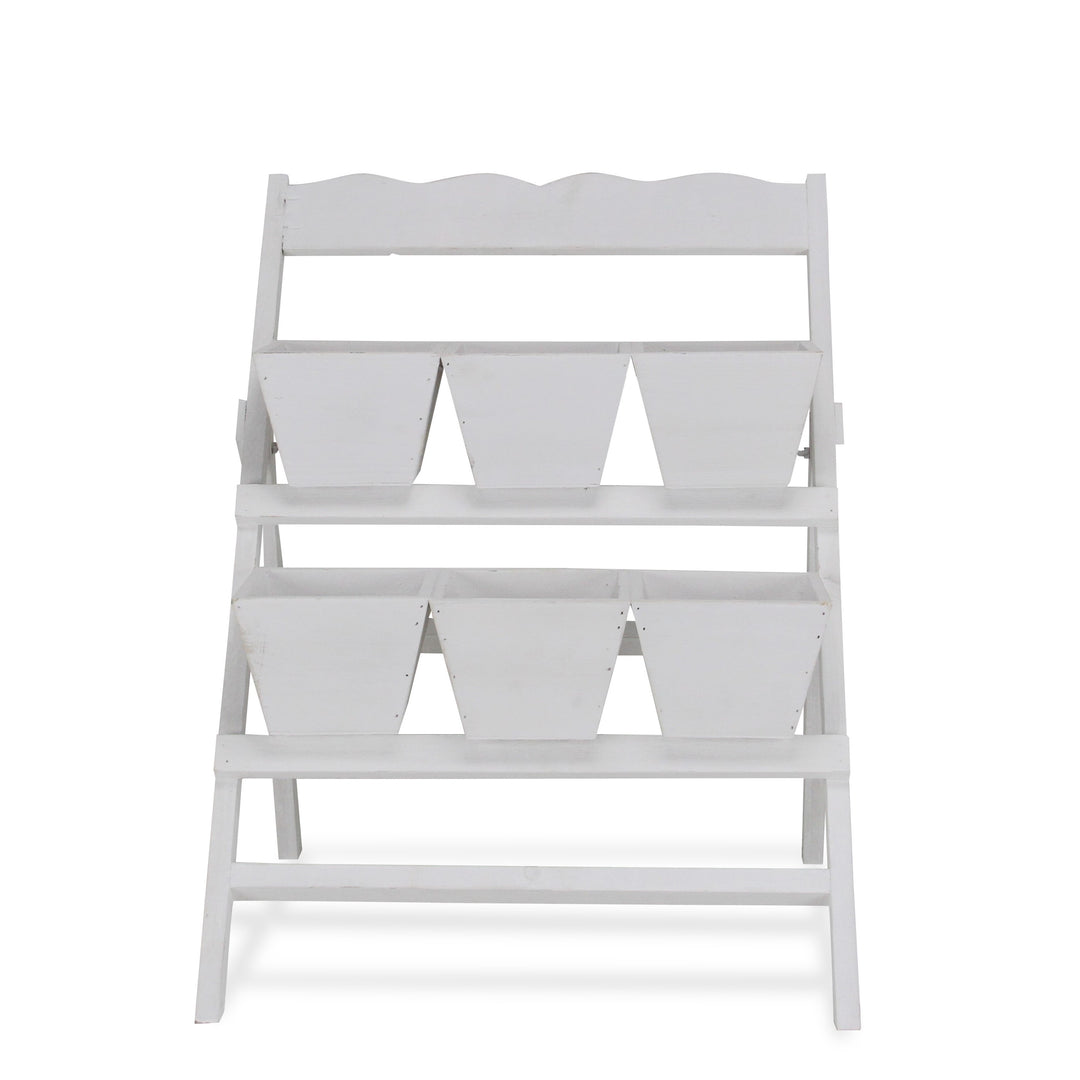 FP-3689W - Emmeline Garden Stand - White