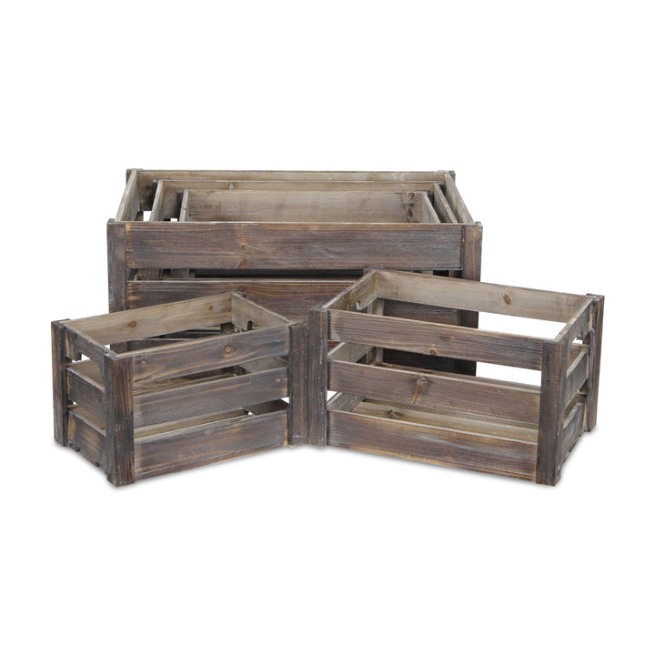 FP-3697-5 - Vada Slatted Wood Crates