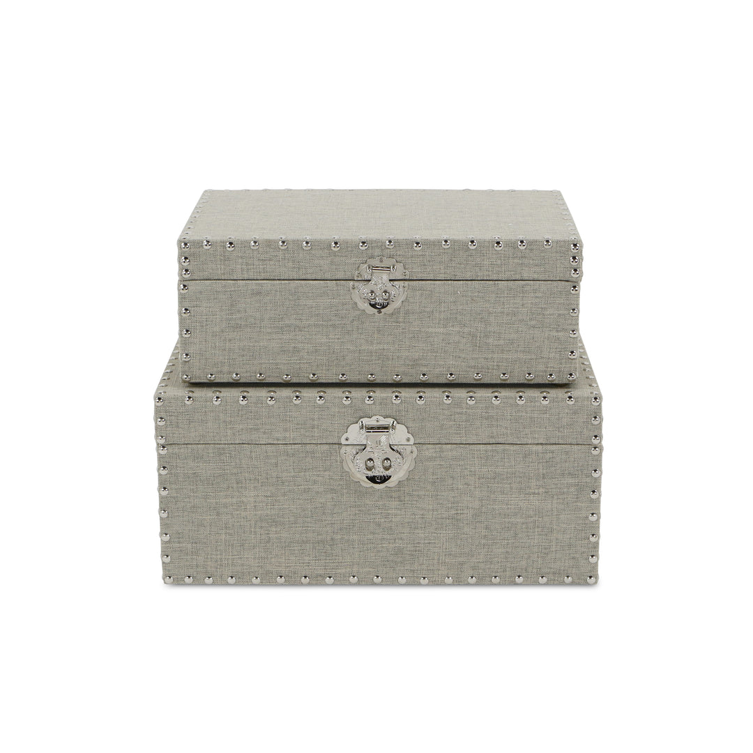 FP-3853-2 - Isra Gray Linen Mini Trunks