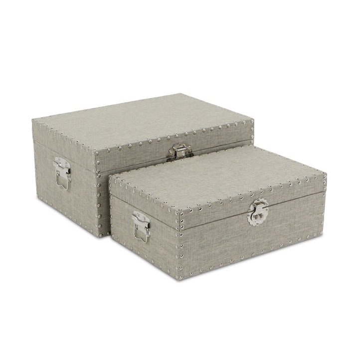 FP-3853-2 - Isra Gray Linen Mini Trunks