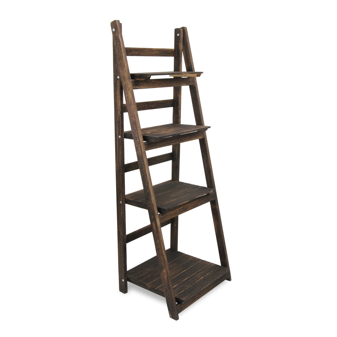 FP-3862 - Foxley 4 Tier Brown Shelf