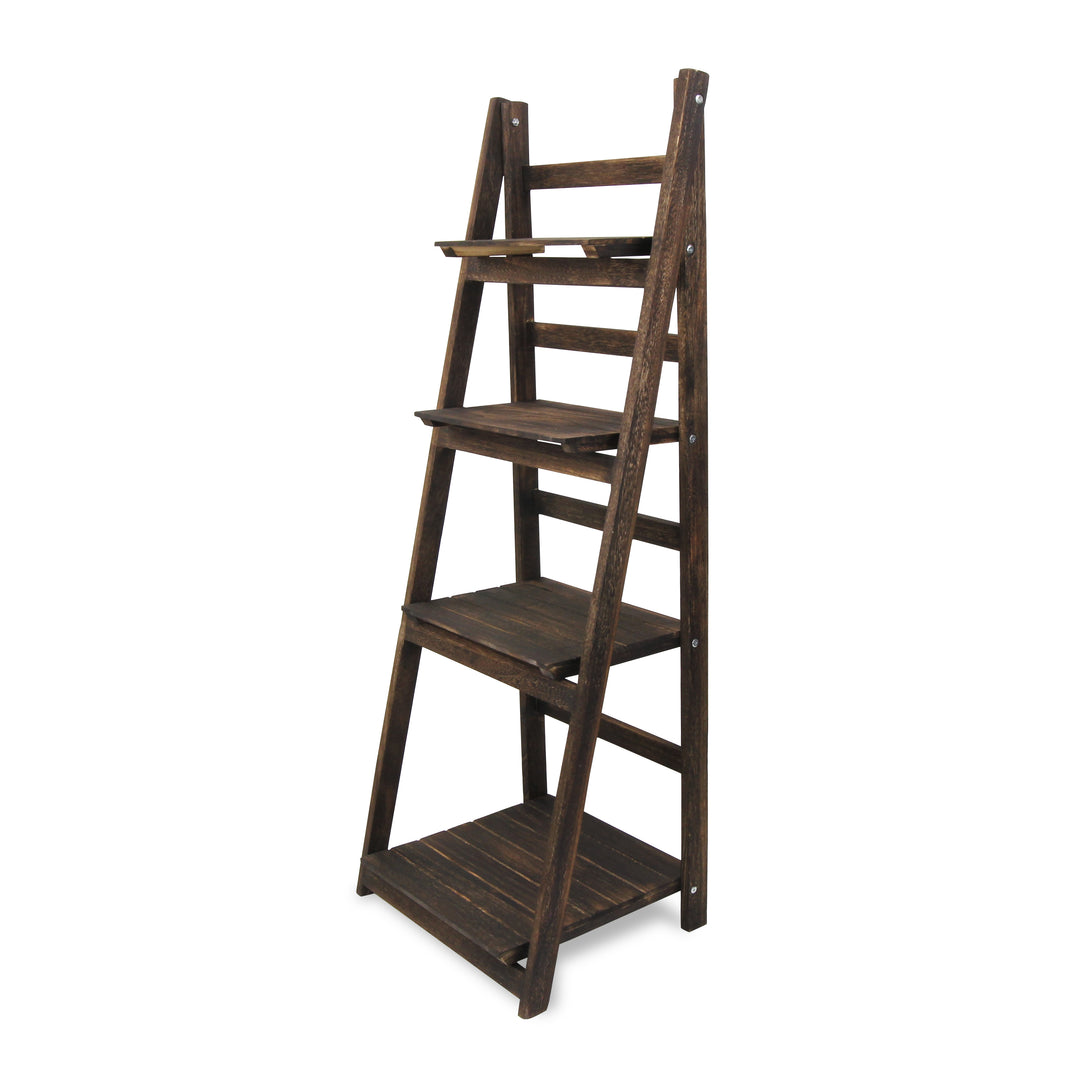 FP-3862 - Foxley 4 Tier Brown Shelf