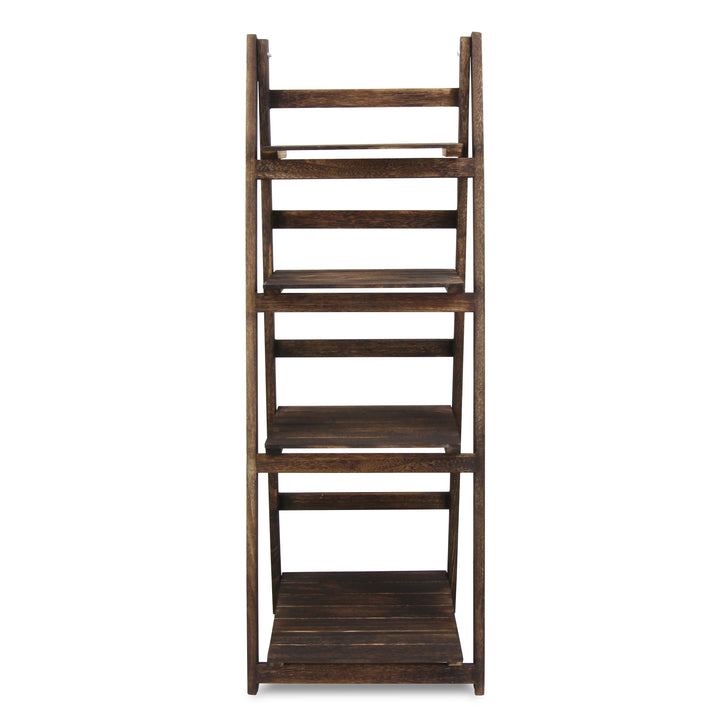 FP-3862 - Foxley 4 Tier Brown Shelf