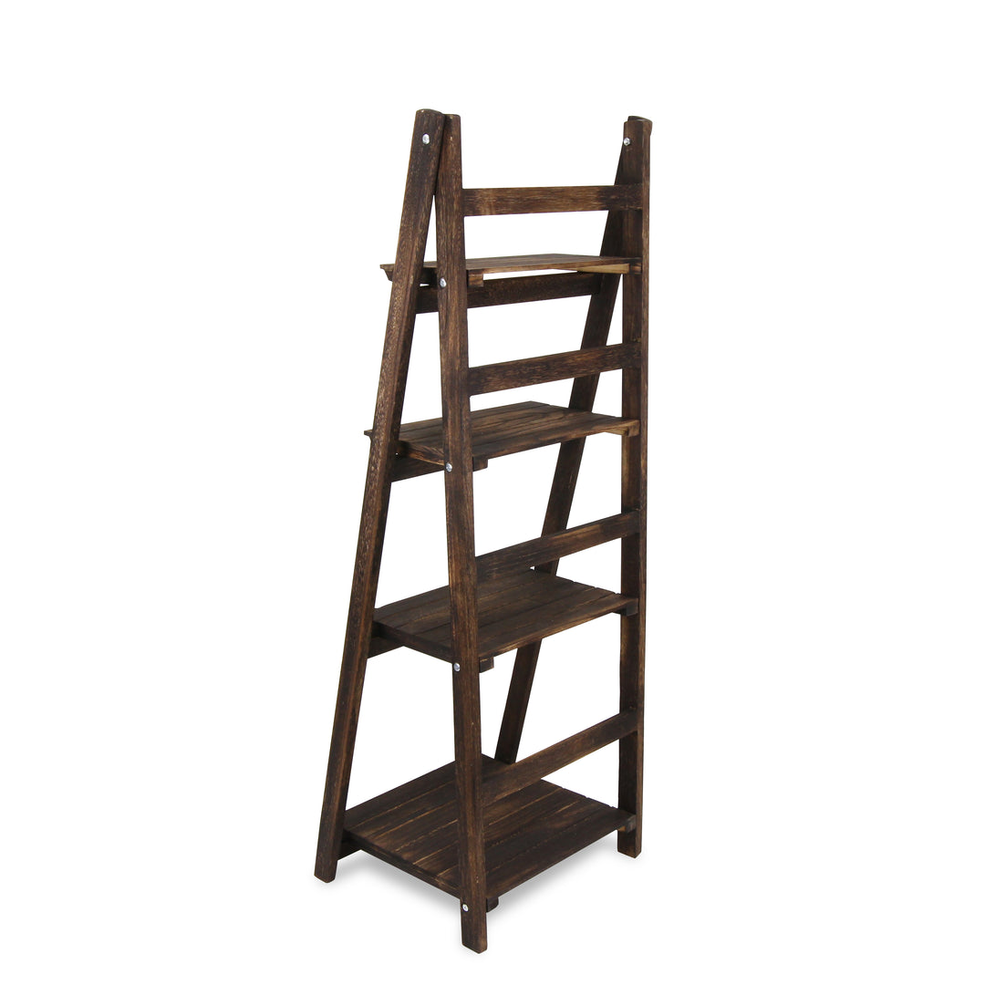 FP-3862 - Foxley 4 Tier Brown Shelf