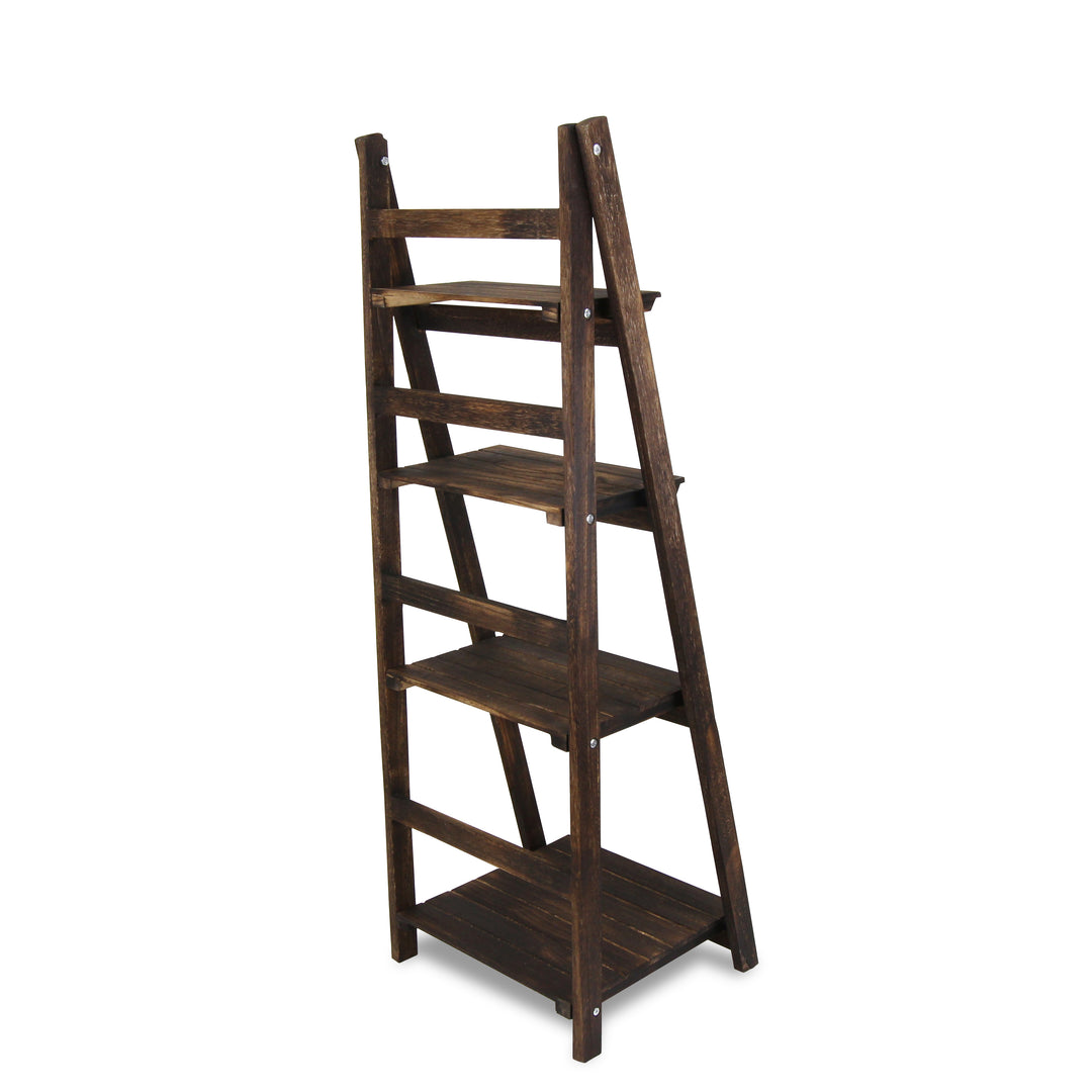 FP-3862 - Foxley 4 Tier Brown Shelf