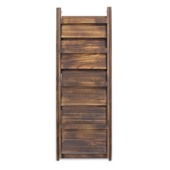 FP-3862 - Foxley 4 Tier Brown Shelf