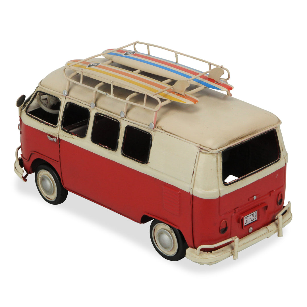 JA-0322RW - Volkswagen Red Beach Samba Bus