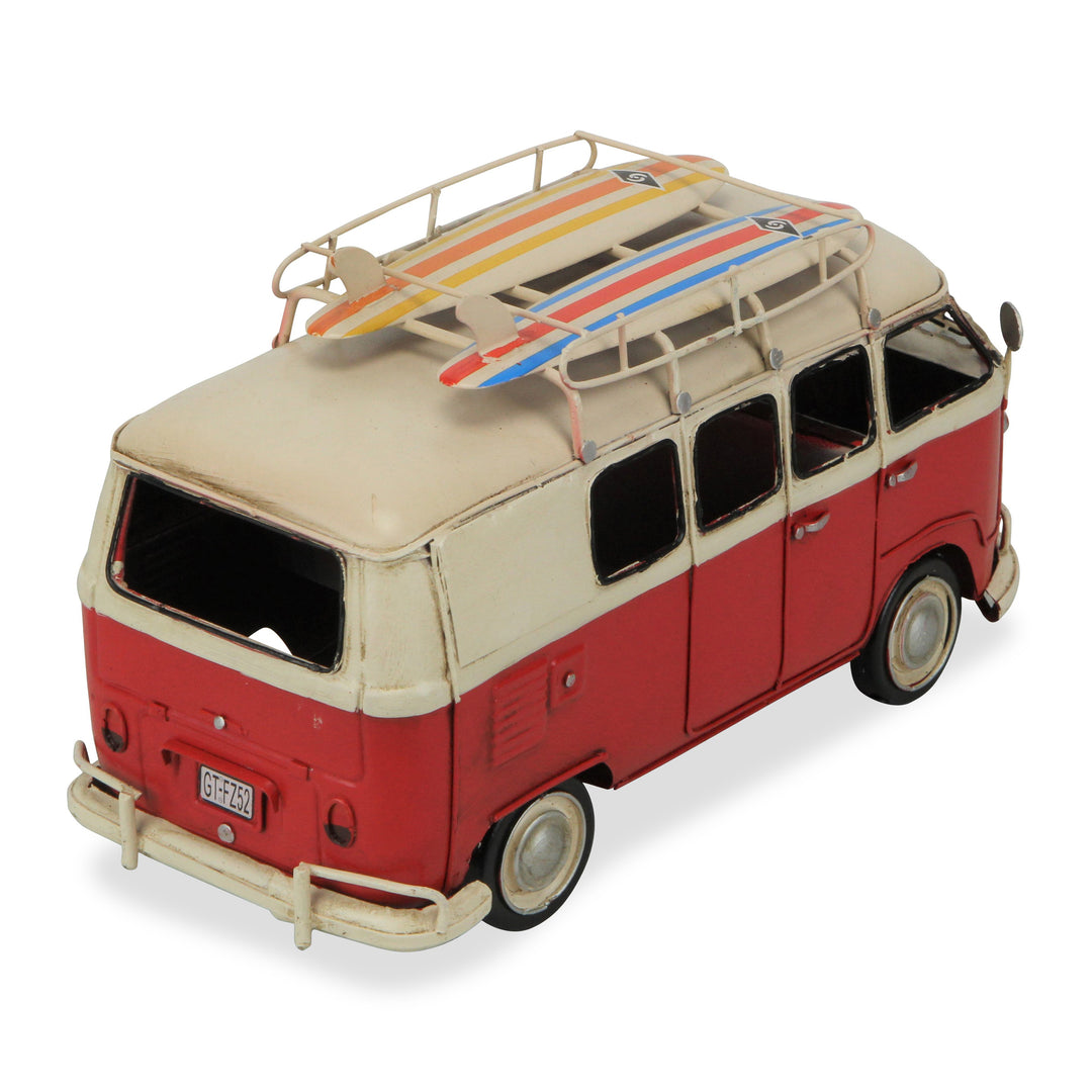 JA-0322RW - Volkswagen Red Beach Samba Bus