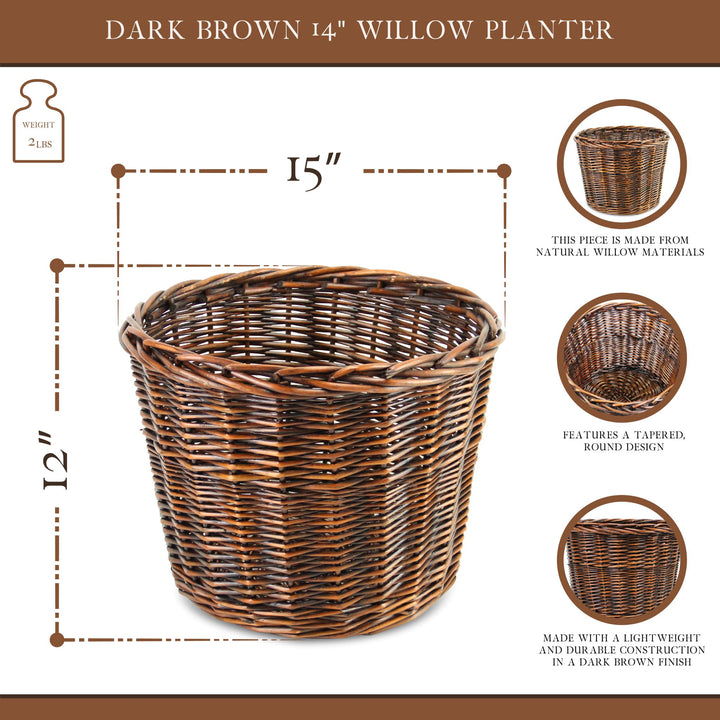 UW-9099-14DSMK - Mosi 14" Planter Basket