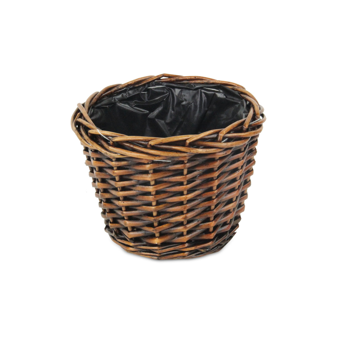 UW-9337-06DSMK - Mosi Dark Brown 6" Planter Basket